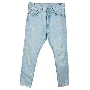 Levi's 501 Skinny Filiforme Light Wash Straight
Leg Jeans Women Size 26